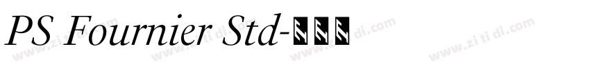 PS Fournier Std字体转换